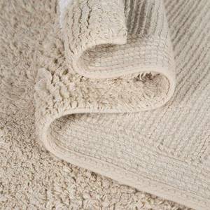 Baumwollteppich gepunktet - beige - Beige - Naturfaser - Textil - 120 x 10 x 160 cm