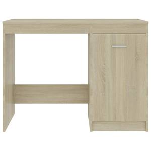 Schreibtisch Braun - Holzwerkstoff - Massivholz - 100 x 76 x 100 cm