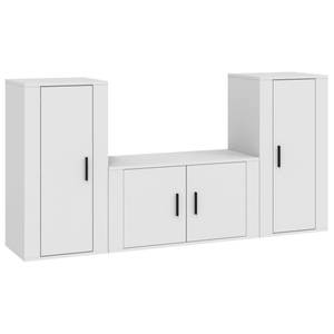 TV-Schrank 3er Set D236 Weiß