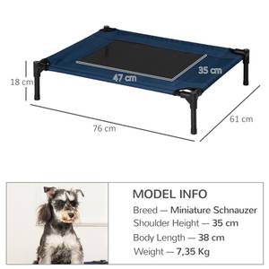 Hundebett D1-0237 Blau