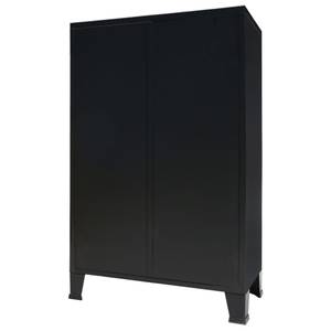 Garde-robe Noir - Métal - 67 x 107 x 35 cm