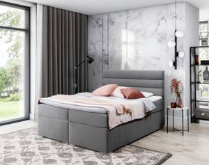 Boxspringbett VIVANTA Grau - Breite: 180 cm