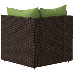 Canapé d'angle 3029629-4 (lot de 2) Marron - Vert