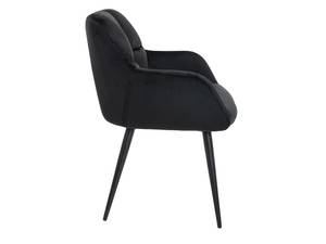 Chaise PEGA Lot de 2 Noir - Lot de 2