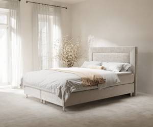 Boxspringbett Laguno Ecru - Breite: 140 cm