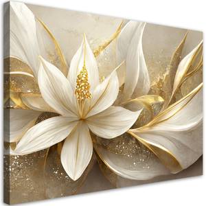 KUNSTDRUCK Golden Petal Symphony 2 120 x 80 cm