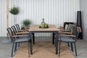 Gartenmöbel-Set Mexico Schwarz - Rattan - 90 x 74 x 160 cm