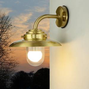 Wandlampe KAVALA Glas - Metall - 30 x 27 x 26 cm