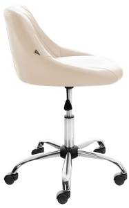 Tabouret de bureau Lazio Blanc crème