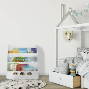 Weißes Bücherregal für Kinder Weiß - Holzwerkstoff - 58 x 60 x 45 cm