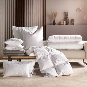 Schlafkissen STARZ, klimaregulierend Weiß - Textil - 60 x 30 x 40 cm