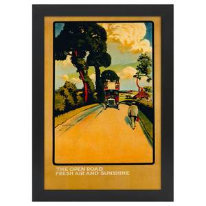 Bilderrahmen Poster 1914 Open Road Schwarz