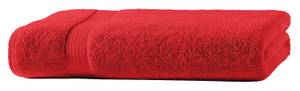 Badetuch rot 100x150 cm Frottee Rot - Textil - 100 x 1 x 150 cm