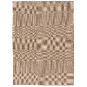 Teppich  Wolle Rana  Meliert Beige - 60 x 90 cm