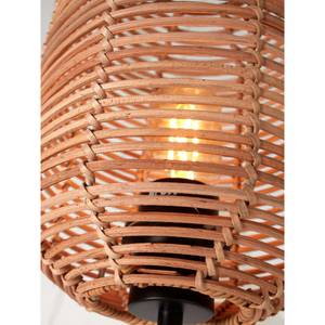 Dekorative Tischleuchte TANAMI Braun - Holz - Durchmesser Lampenschirm: 25 cm
