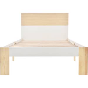Schlafzimmer-Set WoodyNaturⅠ(3er Set) Beige - Holzwerkstoff - Kunststoff - Massivholz - 95 x 80 x 205 cm