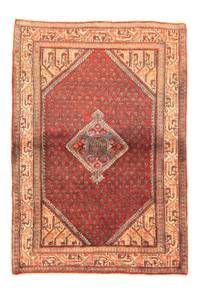 Mir - 153x107cm Rot - Naturfaser - 107 x 1 x 153 cm