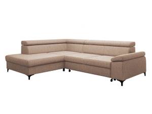 Ecksofa Lonigo Beige - Ecke davorstehend links