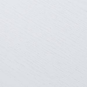 Runder Beistelltisch in Weiß Weiß - Holzwerkstoff - Metall - 40 x 49 x 40 cm