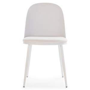 Lot de 4 chaises Kana blanches Blanc