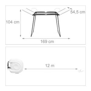 3 tlg Haushalts Set 104 x 169 x 61 cm