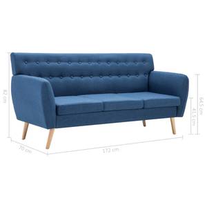 3-Sitzer Sofa 295972 Blau