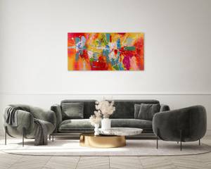 Bild limitiert Colourful Life Massivholz - Textil - 120 x 60 x 4 cm