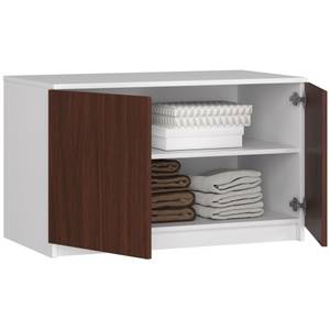 Surmeuble pour Armoire S90 2T CLP Imitation wengé - Blanc