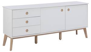 Sideboard Carl Weiß - Holz teilmassiv - 180 x 75 x 45 cm