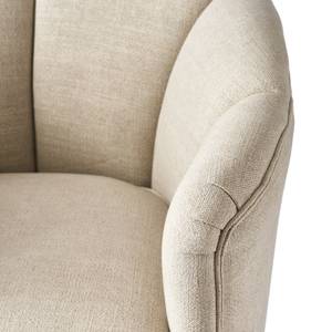 Fauteuil Rue Royale Beige - Textile - 75 x 76 x 80 cm