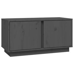 TV-Schrank D335 Grau - Massivholz - 35 x 41 x 80 cm