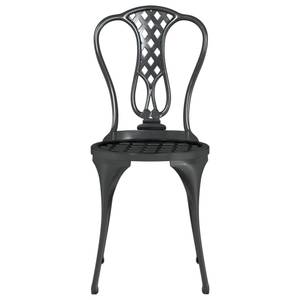 Bistro-Set (3-teilig) 3010972 Schwarz - Metall - 53 x 65 x 53 cm