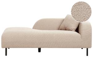 Chaiselongue LE CRAU Grau - Taupe - Armlehne davorstehend links