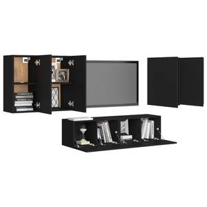 TV-Schrank 6er Set D295 Schwarz - 31 x 60 cm