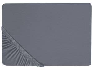 Drap housse JANBU Gris foncé - Largeur : 200 cm