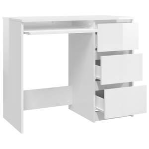 Schreibtisch V572 Hochglanz Weiß