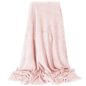 Kuscheldecke schön weich 200x220 cm Pink - Textil - 200 x 2 x 220 cm