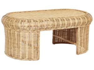 Table de jardin LIVADEIA Bleu - Rotin - 96 x 40 x 60 cm