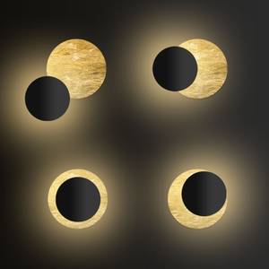 LED-Deckenlampe Plate Gold - 60 x 60 cm
