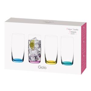 Gala Hiball Becher 4er Set Glas - 6 x 15 x 6 cm