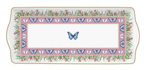 Plat de service Spring Parade Blanc - Porcelaine - 15 x 2 x 35 cm