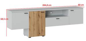 Lowboard VERO F02 Grau - Holzwerkstoff - 205 x 69 x 40 cm