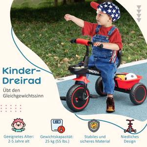 Kinder-Dreirad 370-269V00RD Kunststoff - 48 x 63 x 80 cm