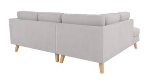 Ecksofa Honey Silber - Ecke davorstehend links