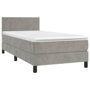 Boxspringbett 3017290-1 Hellgrau - 80 x 203 cm