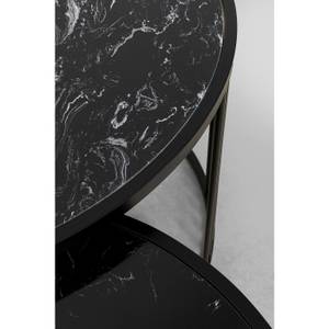 Tables basses Roma (lot de 2) Noir