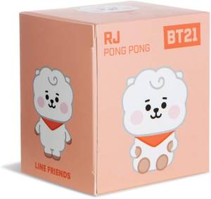 BT21 RJ Baby Pong Plüsch Pink - Kunstfell - 5 x 5 x 5 cm