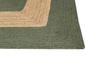 Tapis tressé KARAKUYU Beige - Vert - Fibres naturelles - 300 x 1 x 400 cm