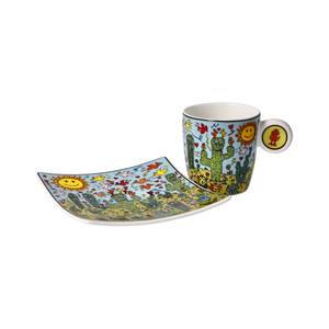 Espressotasse James Rizzi Desert Life Porzellan - 11 x 7 x 11 cm