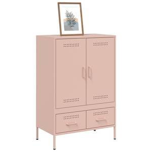 Highboard DE7834 Pink - Metall - 39 x 102 x 68 cm